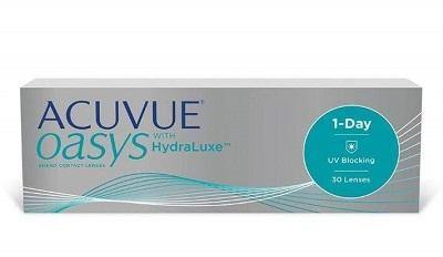 Acuvue Oasys 1-Day with Hydraluxe - Värillisetpiilolinssit.fi