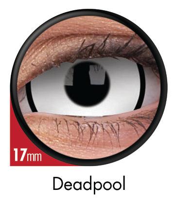 Deadpool NB! 17mm (1 pari varastossa) - Värillisetpiilolinssit.fi